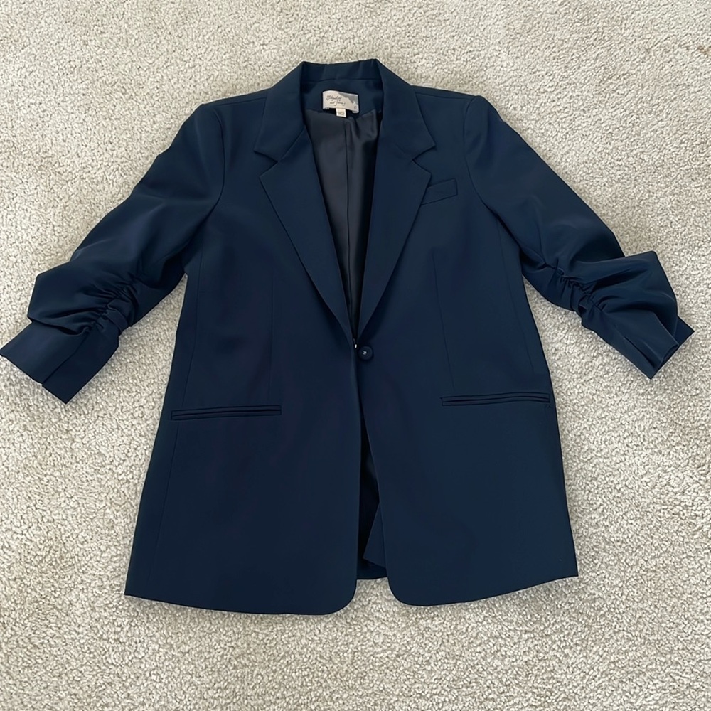 Elizabeth and James navy blue blazer
